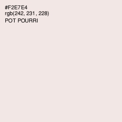 #F2E7E4 - Pot Pourri Color Image